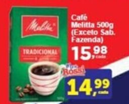 Rossi Supermercado Café Melitta 500g (Exceto Sab. Fazenda) oferta