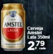 Rossi Supermercado Cerveja Amstel Lata 350ml oferta