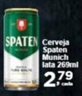 Rossi Supermercado Cerveja Spaten Munich lata 269ml oferta
