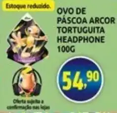 Ovo de Pascoa Arcor Tortuguita Headphone 100g