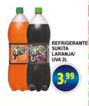 Federzoni Supermercados Refrigerante Sukita Laranja/Uva 2L oferta