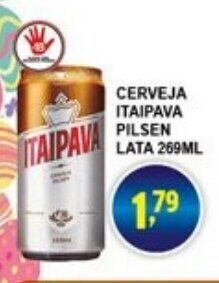 Federzoni Supermercados Cerveja Itaipava Pilsen Lata 269ml oferta
