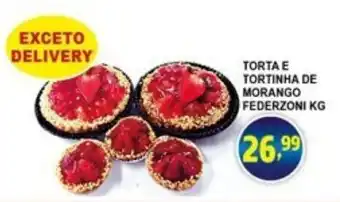 Torta e Tortinha de Morango Federzoni 1kg