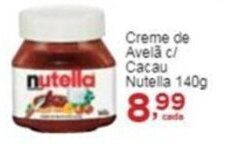Rossi Supermercado Creme de Avelã c/ Cacau Nutella 140g oferta