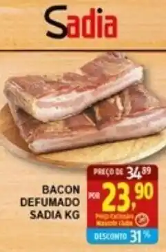 Federzoni Supermercados Bacon Defumado Sadia 1kg oferta