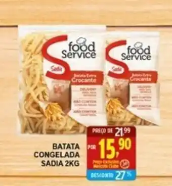 Federzoni Supermercados Batata Congelada Sadia 2kg oferta