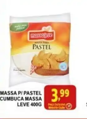 Federzoni Supermercados Massa p/ pastel Cumbuca Massa Leve 400g oferta