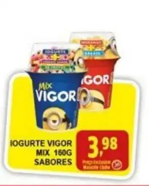 Federzoni Supermercados Iogurte Vigor mix 160g sabores oferta