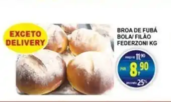 Broa de Fuba Bola/Filao Federzoni 1kg