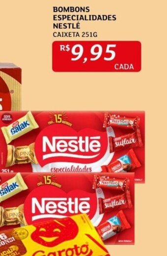 Assaí Atacadista BOMBONS ESPECIALIDADES NESTLÉ CAIXETA 251G oferta