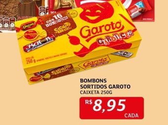 Assaí Atacadista BOMBONS SORTIDOS GAROTO CAIXETA 250G oferta