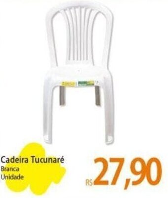 Atacadão Cadeira Tucunaré Branca Unidade oferta