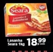 Rossi Supermercado Lasanha Seara 1kg oferta