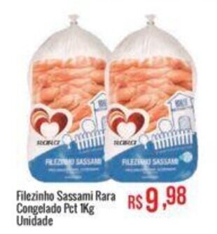 Mart Minas Filezinho Sassami Rara Congelado Pct 1Kg Unidade oferta