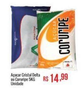 Mart Minas Açucar Cristal Delta ou Coruripe 5kg Unidade oferta