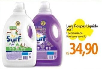 Atacadão Lava Roupas Líquido Surf Coco/Lavanda Bombona com 5L oferta