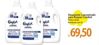 Atacadão Amaciante Concentrado para Roupas Comfort Perfect white Bombona com 5L oferta