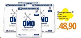Atacadão Detergente em Pó Omo Perfect White Pacote com 4kg oferta