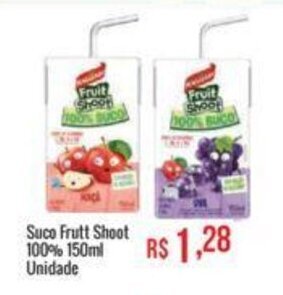 Suco Frutt Shoot 100% 150ml Unidade