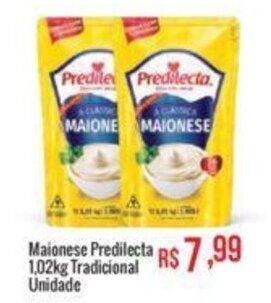 Mart Minas Maionese Predilecta 1.02kg Tradicional Unidade oferta