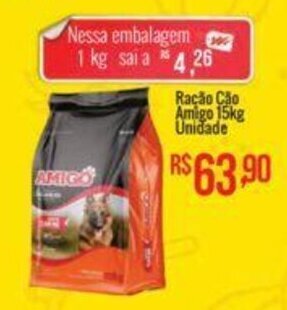 Mart Minas Ração Cão Amigo 15kg Unidade oferta