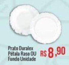 Mart Minas Prato Duralex Pétala Raso Ou Fundo Unidade oferta