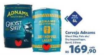 Sam's Club Cerveja Adnams Ghost Ship, Pale ale/ Dry hopped lager, Barril, 5 litros oferta