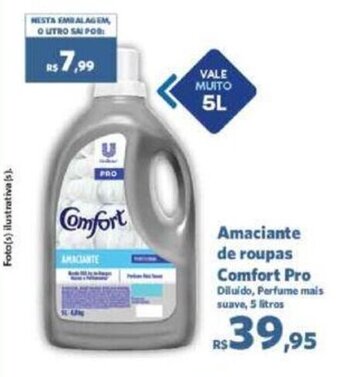 Sam's Club Amaciante de roupas Comfort Pro Diluido, Perfume mais suave, 5 litros oferta