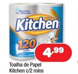 Toalha de Papel Kitchen c/2 rolos
