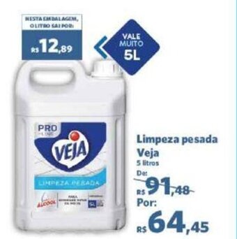 Sam's Club Limpeza pesada Veja 5 litros oferta