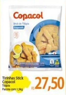 Atacadão Tirinhas Stick Copacol Tilapia Pacote com 1,5kg oferta
