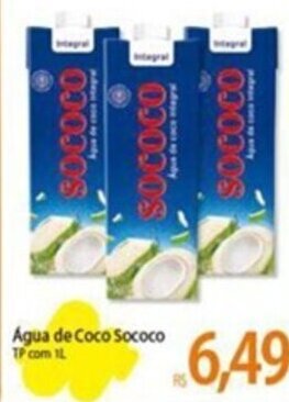 Atacadão Água de Coco Sococo Tp com 1L oferta