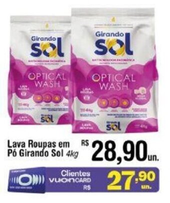 Fort Atacadista Lava Roupas em Pó Girando Sol 4kg oferta