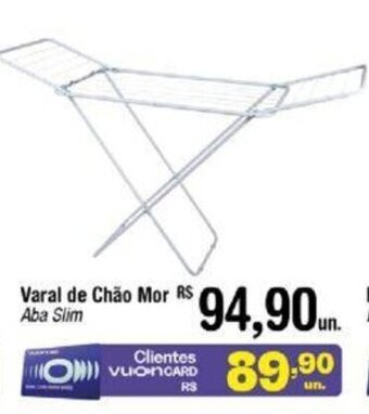 Fort Atacadista Varal de Chão Mor Aba Slim oferta