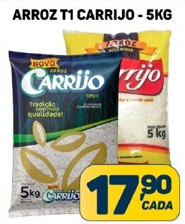 Dom Atacadista ARROZ T1 CARRIJO - 5KG oferta