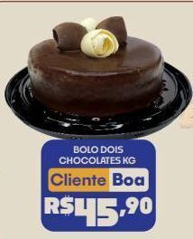 Bolo dois chocolates kg