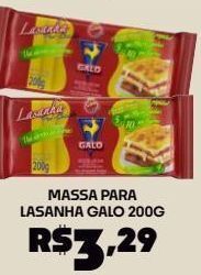 Massa para lasanha galo 200g