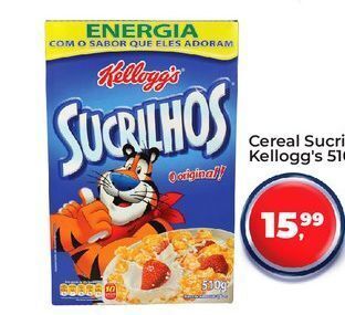 Tonin Superatacado Cereal sucrilhos kellogg´s 510g oferta