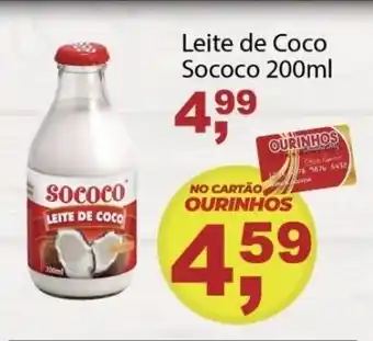 Ourinhos Hipermercado Leite de Coco Sococo 200ml oferta