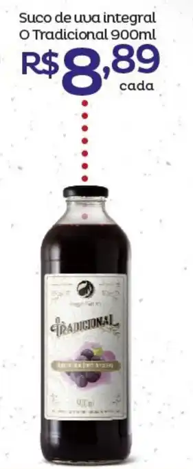 Super Lagoa Suco de Uva Integral O Tradicional 900ml oferta