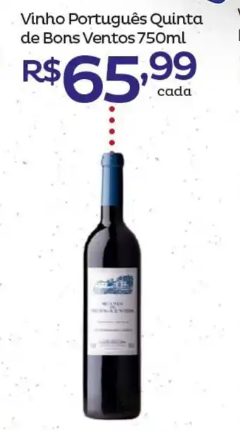 Super Lagoa Vinho Portugues Quinta de Bons Ventos 750ml oferta
