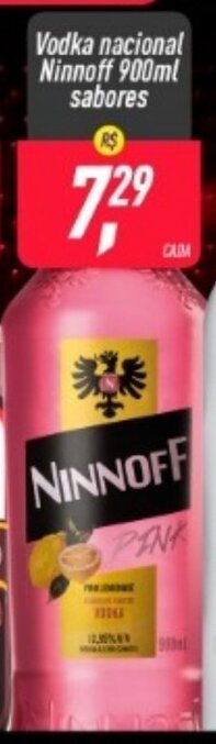 Frangolândia Vodka Nacional Ninnoff 900ml oferta