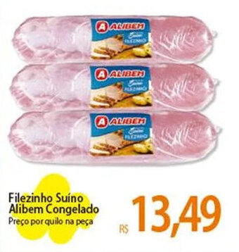 Atacadão Filezinho Suíno Alibem Congelado Preço por quilo na peça oferta
