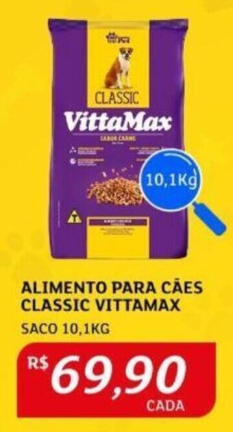 Assaí Atacadista ALIMENTO PARA CÃES CLASSIC VITTAMAX SACO 10,1KG oferta