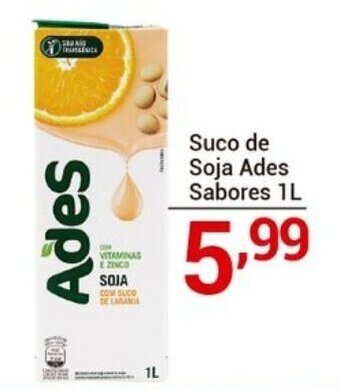 X Supermercados Suco de Soja Ades Sabores 1L oferta
