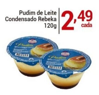 X Supermercados Pudim de Leite Condensado Rebeka 120g oferta