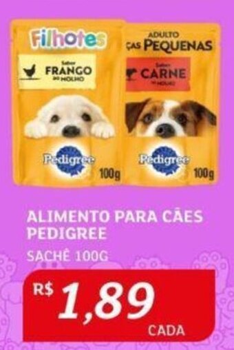 Assaí Atacadista ALIMENTO PARA CÃES PEDIGREE SACHE 100G oferta