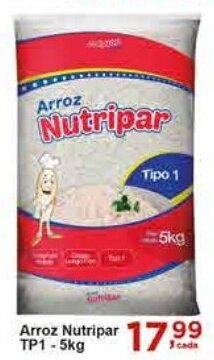 Rossi Supermercado Arroz Nutripar Tp1 5kg oferta