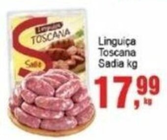 Negreiros Linguiça Toscana Sadia kg oferta