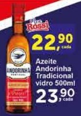 Rossi Supermercado Azeite Andorinha Tradicional vidro 500ml oferta